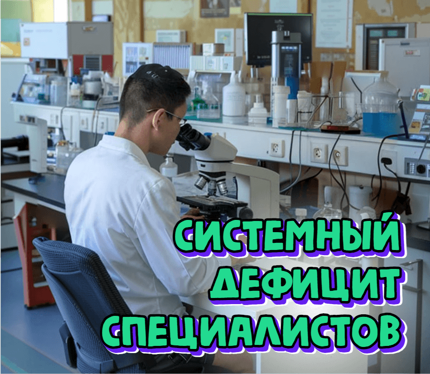 Системный дефицит специалистов лаборатории