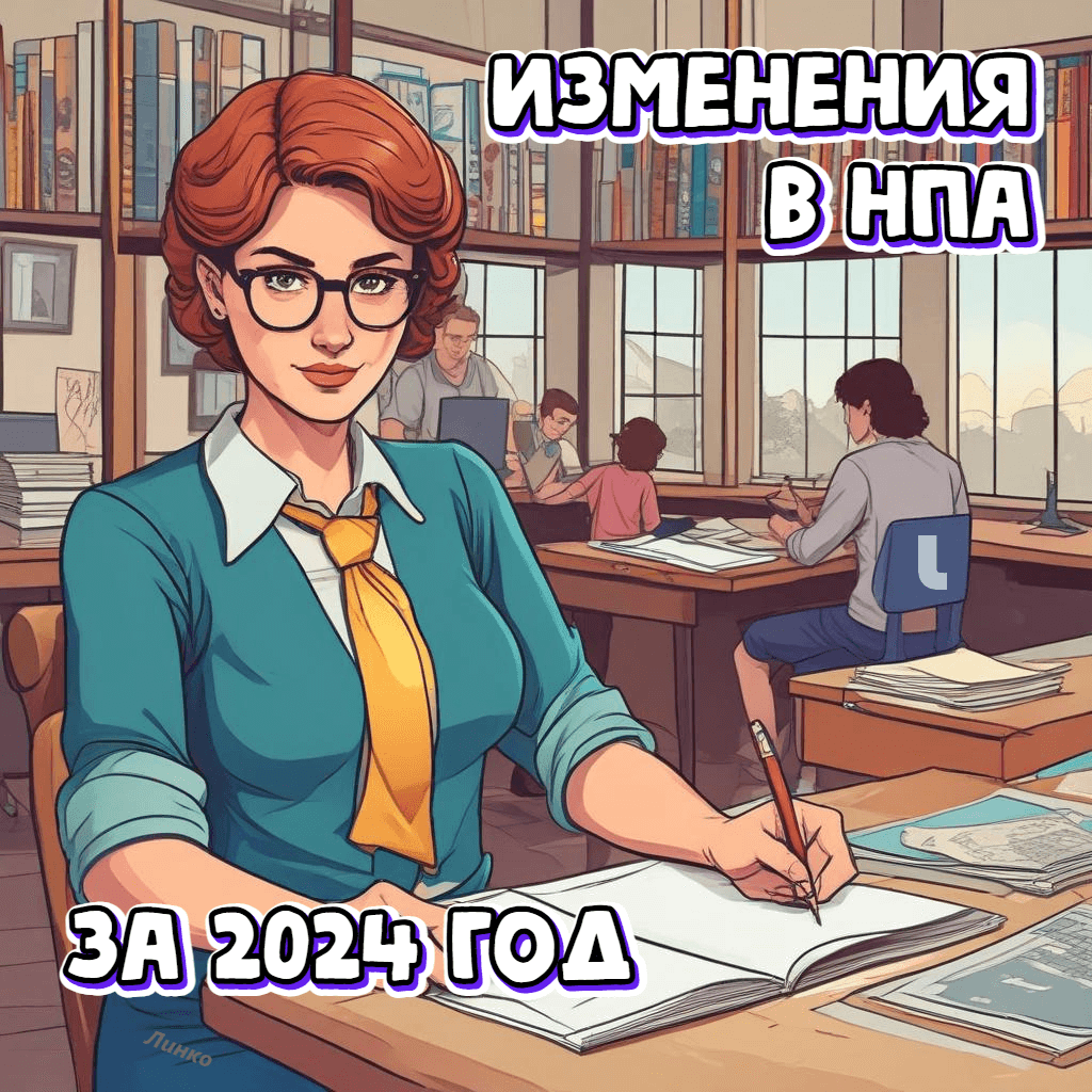 Изменения, которые были внесены в нормативно-правовые акты в 2024 году