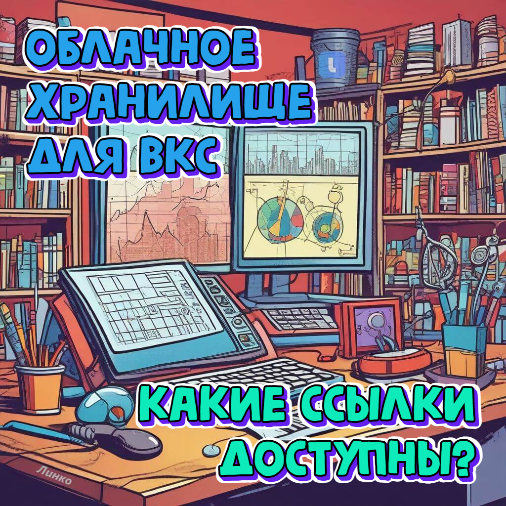 Какие ссылки доступны при создании облачного хранилища для ВКС?