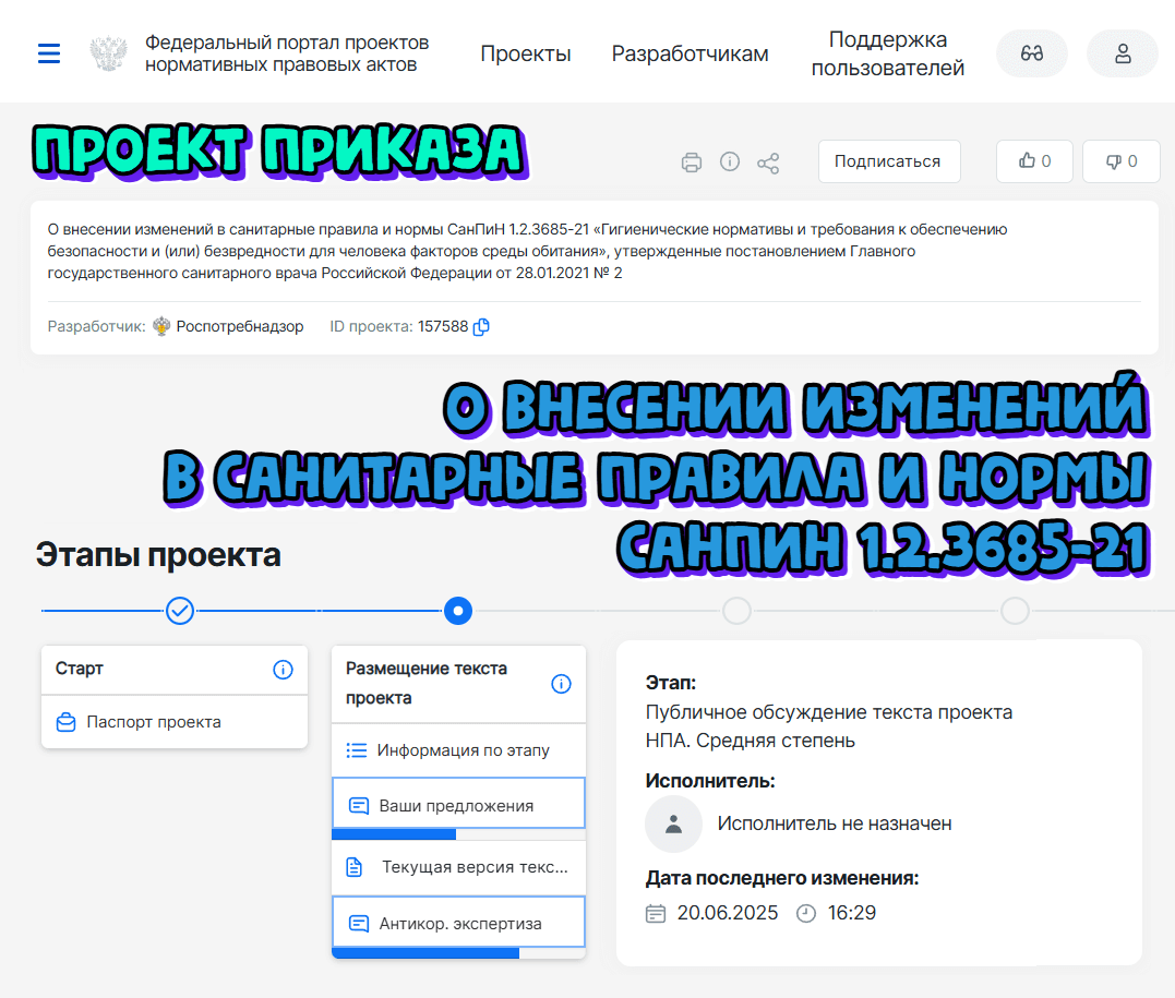 На обсуждении проект изменений в СанПиН 1.2.3685-21. Новые ПДК для различных видов вод, воздуха рабочей зоны