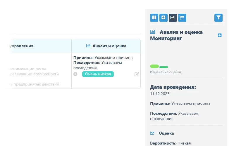 Анализ и оценка