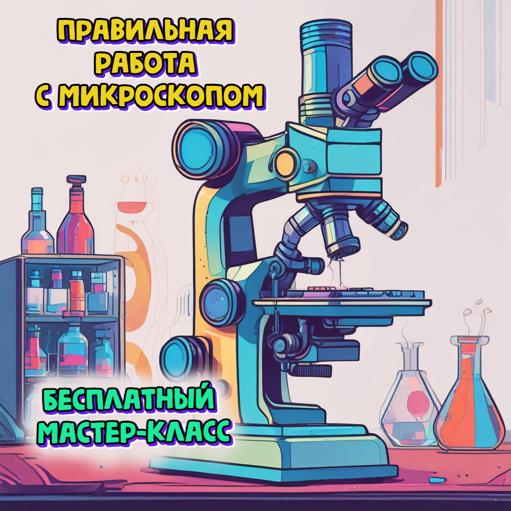 <b>Освойте лабораторный<br/>микроскоп за 1 час!</b>