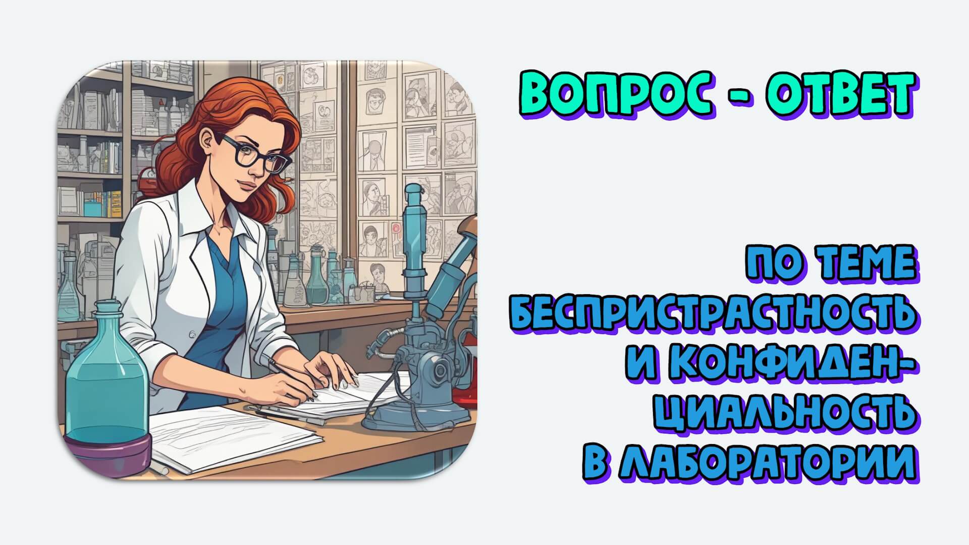 Вопрос-ответ по теме «Беспристрастность и конфиденциальность в лаборатории»